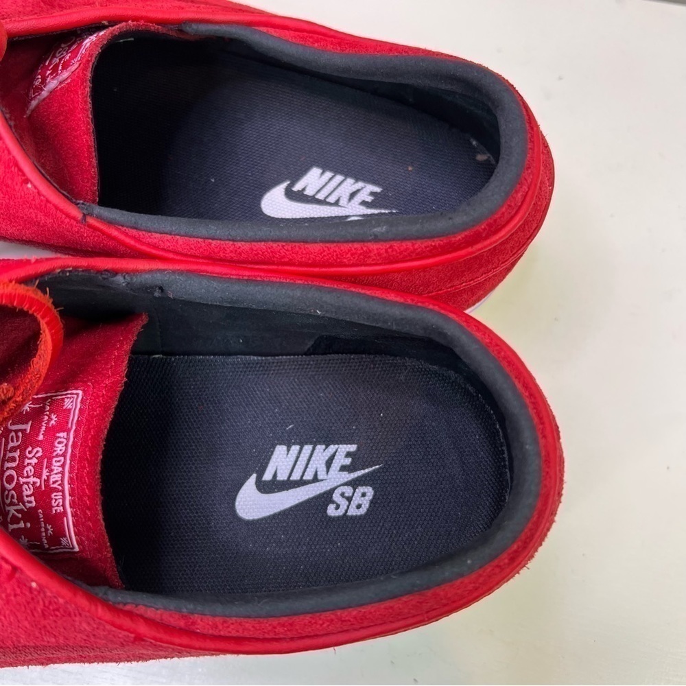 Nike SB Nike Zoom Stefan Janoski SB Sport Red/Sport
Red Blue Chill Skate Shoes. - Picture 6 of 10